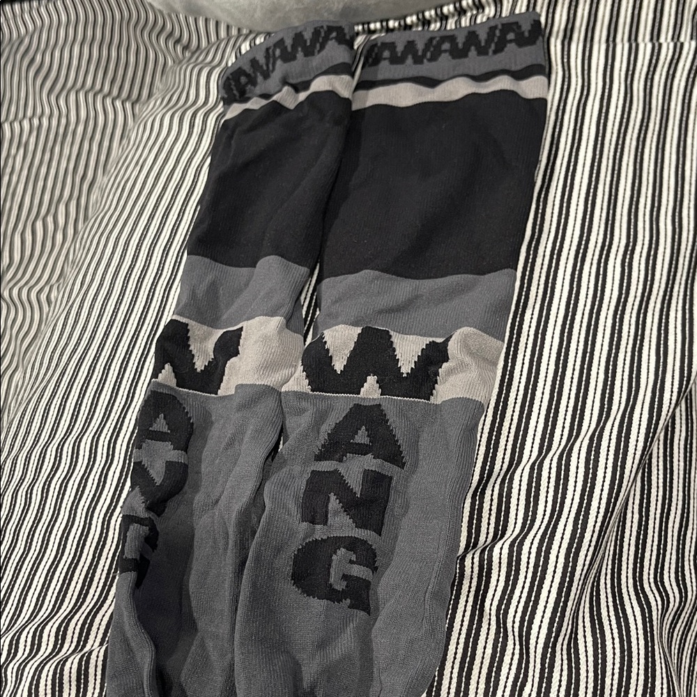 Alexander Wang Black and Gray Socks